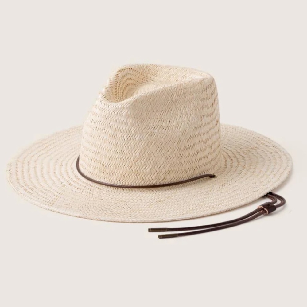 NEW WILL AND BEAR Rider Bone | White Palm Straw Hat SZ SMALL can fit MED 55-57cm